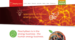Desktop Screenshot of peachykeen.co.uk